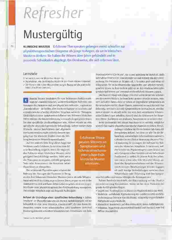 Vorschauseite 1: Mustergültig