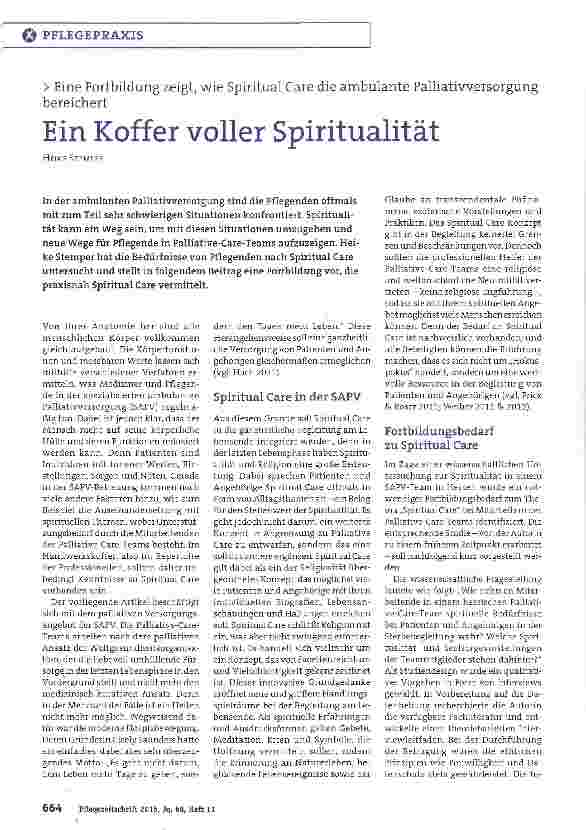 Vorschauseite 1: Ein Koffer voller Spiritualität