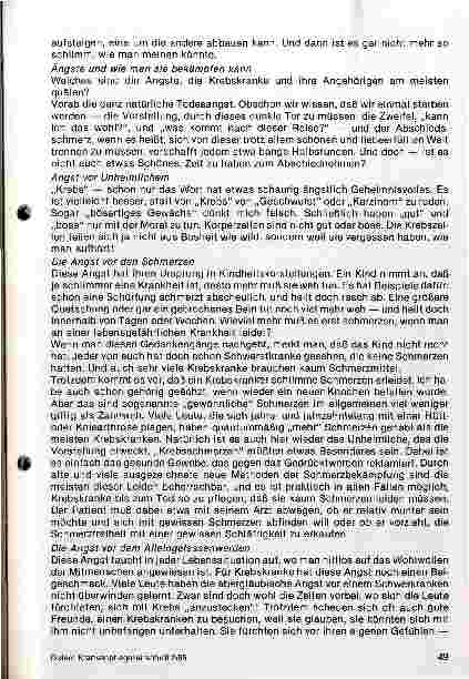 Vorschauseite 3: Trost für Krebskranke