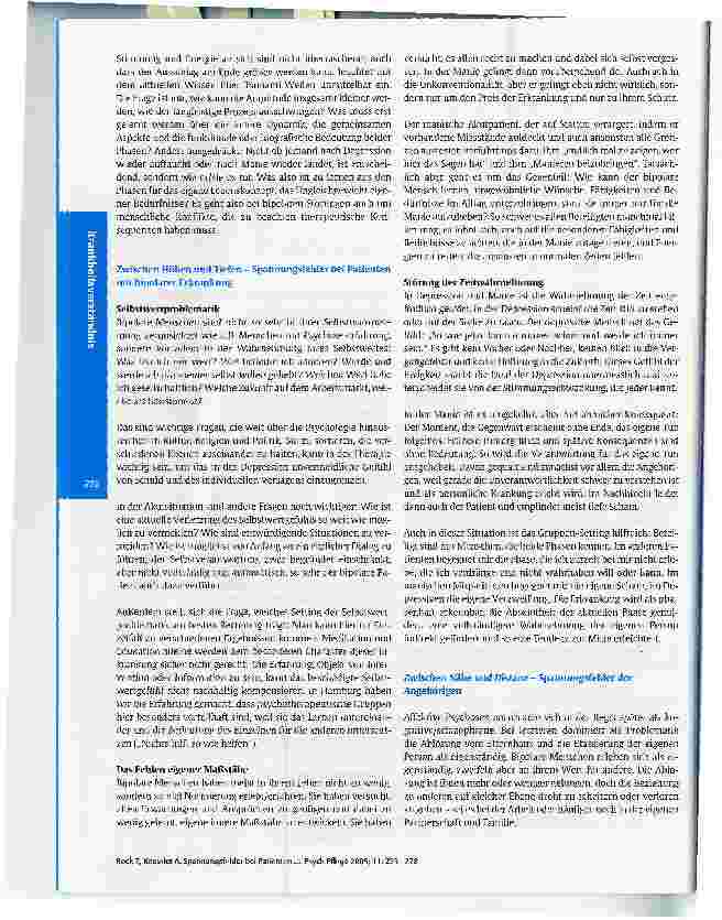 Vorschauseite 2: Spannungsfelder bei Patienten mit bipolaren Erkrankungen - eine besondereHerausforderung in der Pflege