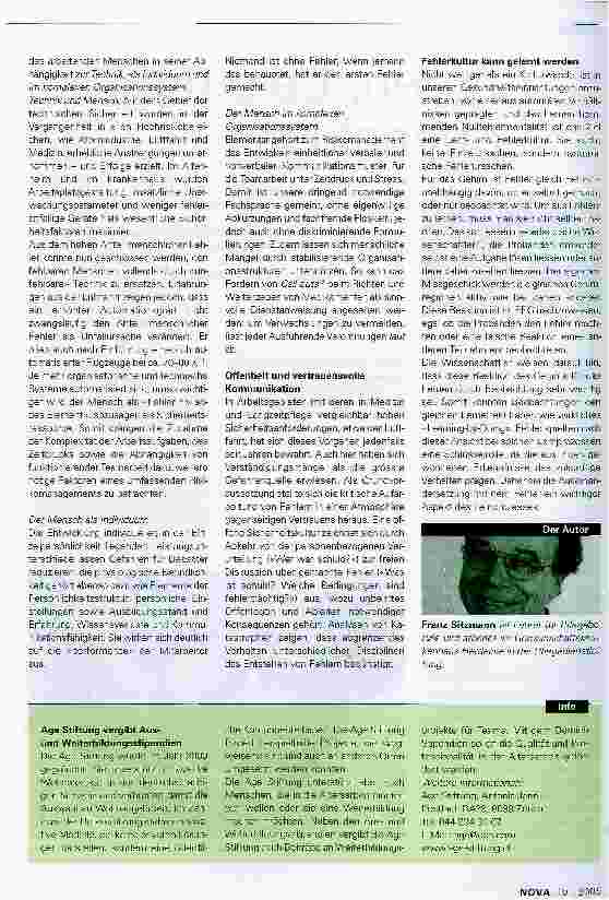 Vorschauseite 3: Lasst uns über Fehler und Risiken sprechen
