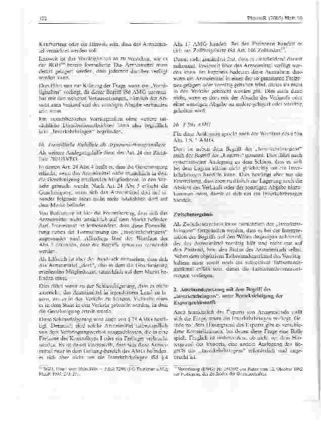 Vorschauseite 3: Auslegungsfragen des Inverkehrbringens von Arzneimitteln im Rahmen der Sunset Clause