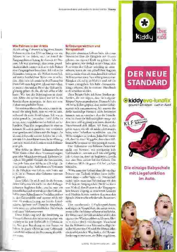 Vorschauseite 2: Der Hebammenberuf muss seine Wahrhaftigkeit bewahren