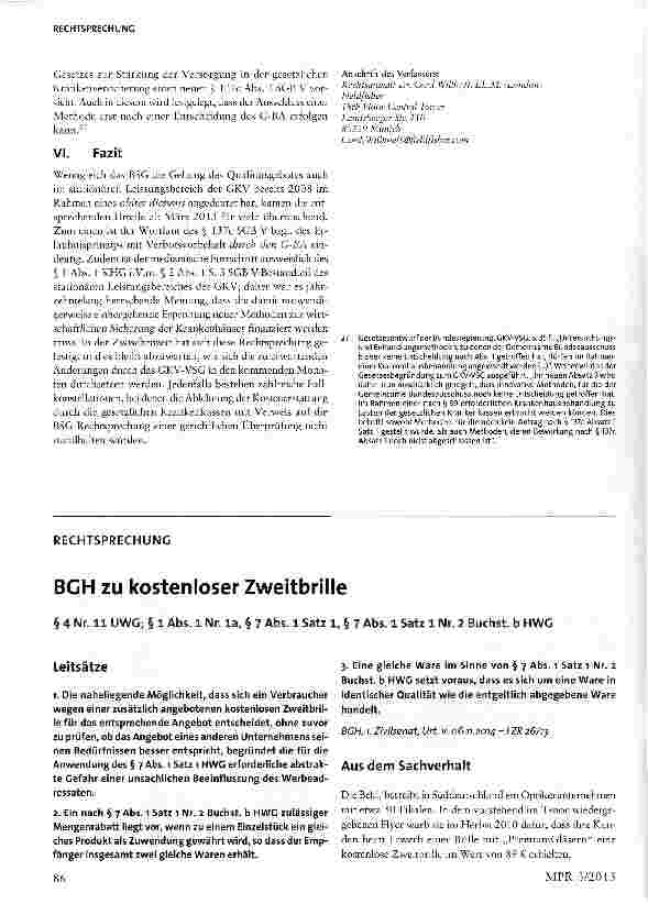Vorschauseite 5: Die Geltung des Qualitätsgebotes nach § 2 Abs. 1S. 3 SGB V im stationären Leistungsbereich der GKV
