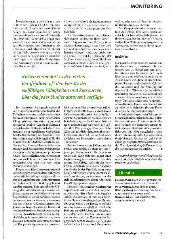 Vorschauseite 2: Fachlichkeit will erarbeitet sein