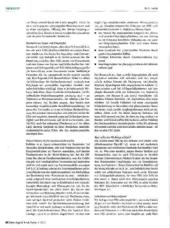 Vorschauseite 4: Nasensonden: Komplikationen und Auswirkungen auf Schluckprozesse bei Schlaganfallpatienten