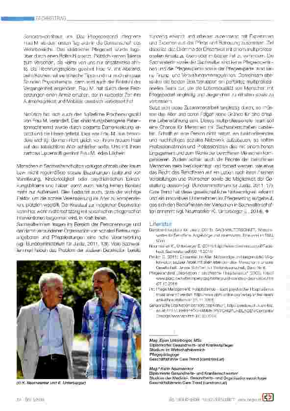 Vorschauseite 3: Der Mensch in Sachwalterschaft und das Dilemma der Einsamkeit