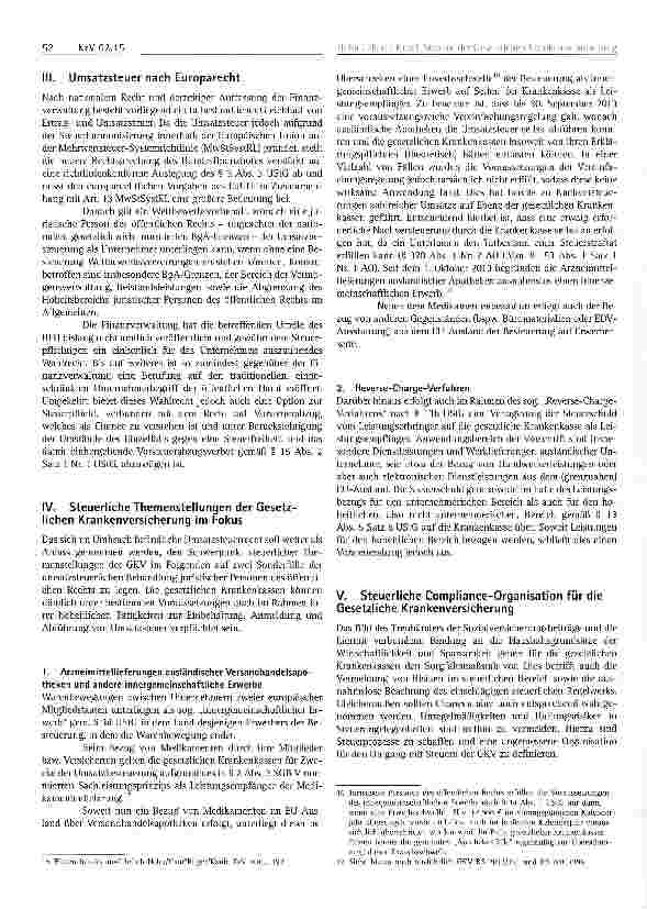 Vorschauseite 4: Steuern der Gesetzlichen Krankenversicherung -Grundlagen, Compliance und Gestaltungsschwerpunkte