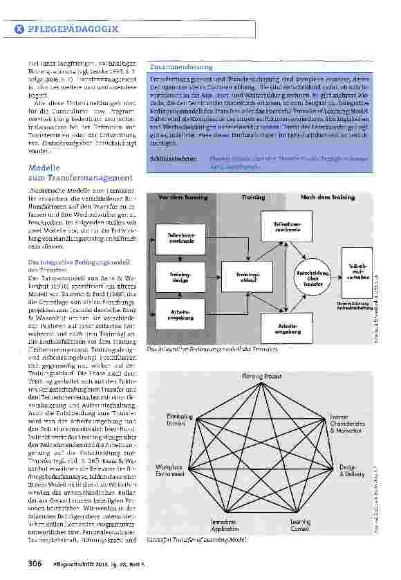 Vorschauseite 3: Theorie-Praxis-Transfer in der Ausund Weiterbildung von Pflegekräften. Teil 1: Problemaufriss und theoretische Hintergründe. Schwieriger Drahtseilakt