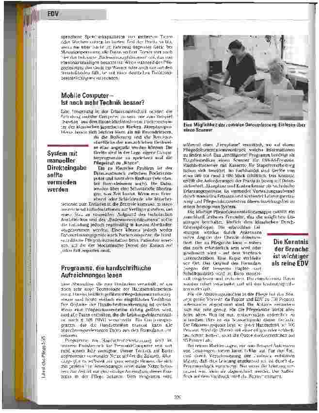 Vorschauseite 3: Wieviel Technik verlangt das SGB XI? EDV als notwendige Konsequenz der Pflegeversicherung - ein Systemvergleich