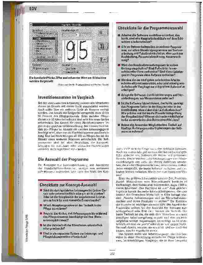 Vorschauseite 4: Wieviel Technik verlangt das SGB XI? EDV als notwendige Konsequenz der Pflegeversicherung - ein Systemvergleich