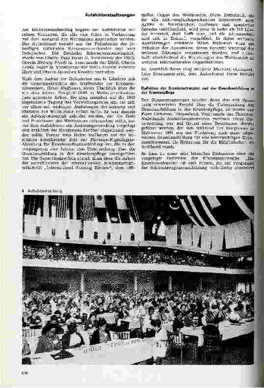 Vorschauseite 3: XIII. Kongreß des Weltbundes der Krankenschwestern