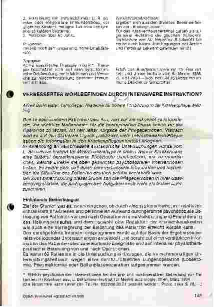 Vorschauseite 1: Verbessertes Wohlbefinden durch intensivere Instruktion