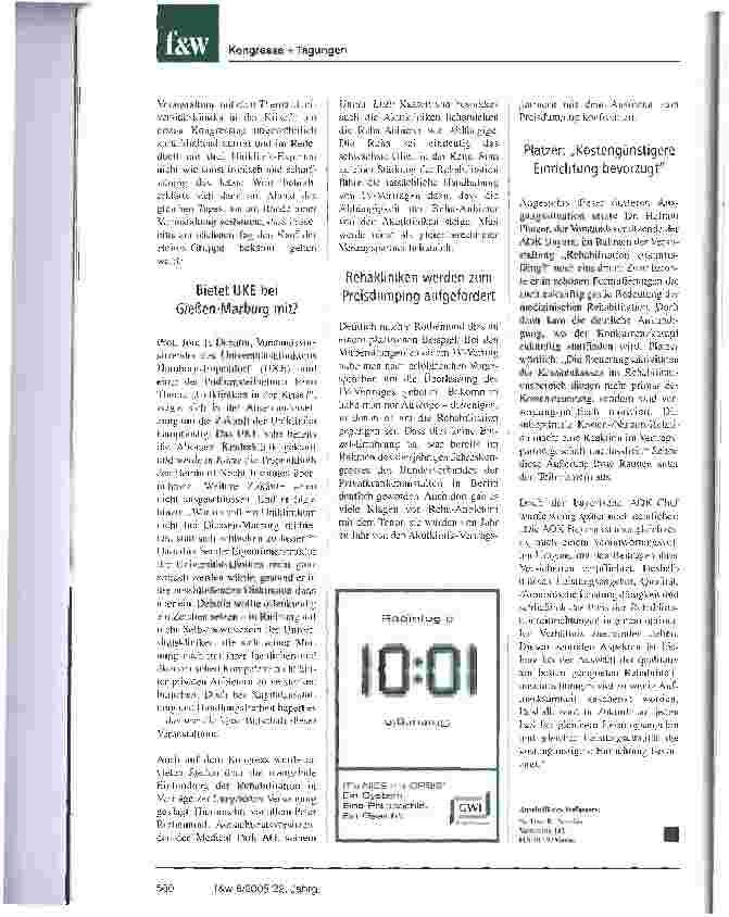 Vorschauseite 3: 4. Europäischer Gesundheitskongress in MünchenÜbergreifender Konsens-Prozess macht Reform in Österreich möglich