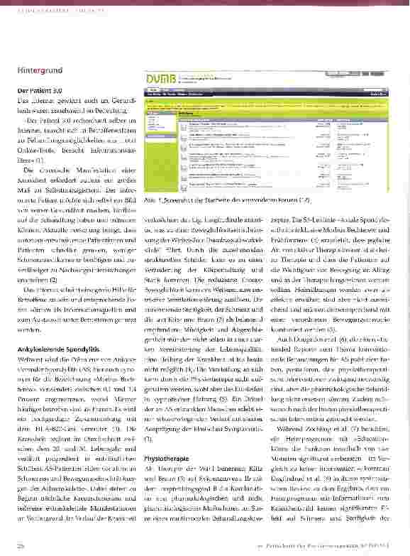 Vorschauseite 2: Welche Bedeutung hat die Physiotherapie für Patienten mit Ankylosierender Spondylitis?