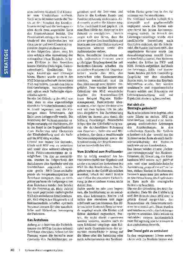 Vorschauseite 2: Der Grundstein des Erfolgs