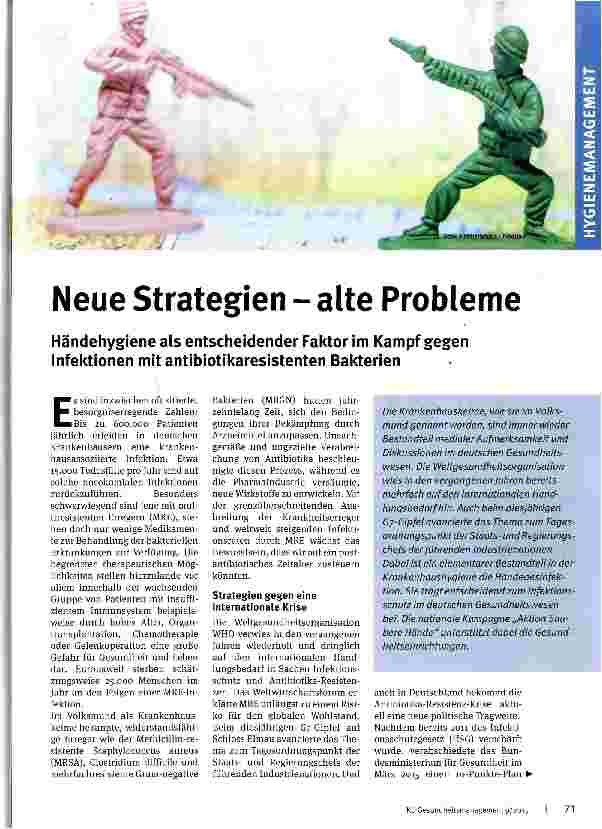 Vorschauseite 1: Neue Strategien - alte Probleme