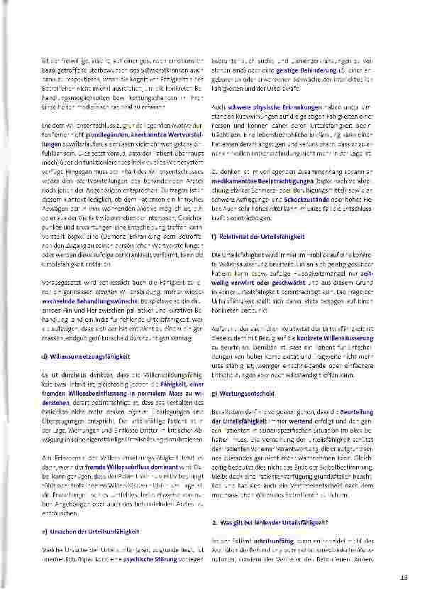 Vorschauseite 2: Selbstbestimmung und Palliative Care -die Perspektive des Rechts