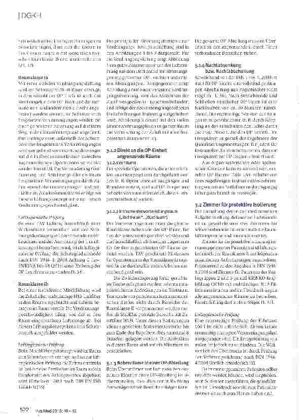 Vorschauseite 4: Krankenhaushygienische Leitlinie für die Planung, Ausführung und den Betrieb von Raumlufttechnischen Anlagen in Räumen des Gesundheitswesens