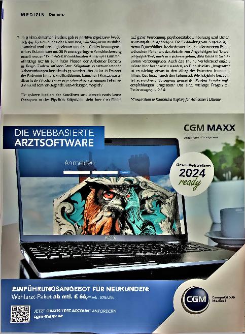 Vorschauseite 3: Fortschritte bei Vorsorge und Therapie