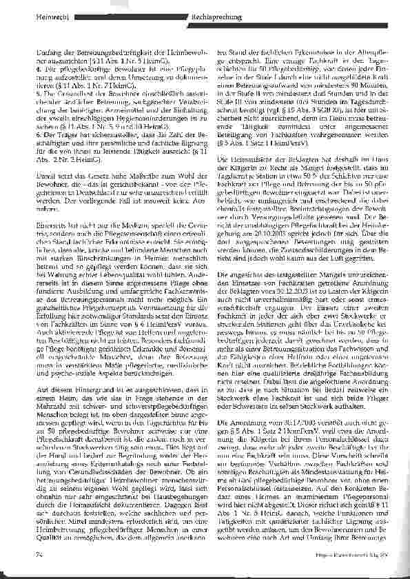 Vorschauseite 4: Fachkraftbesetzung in Pflegeheimen