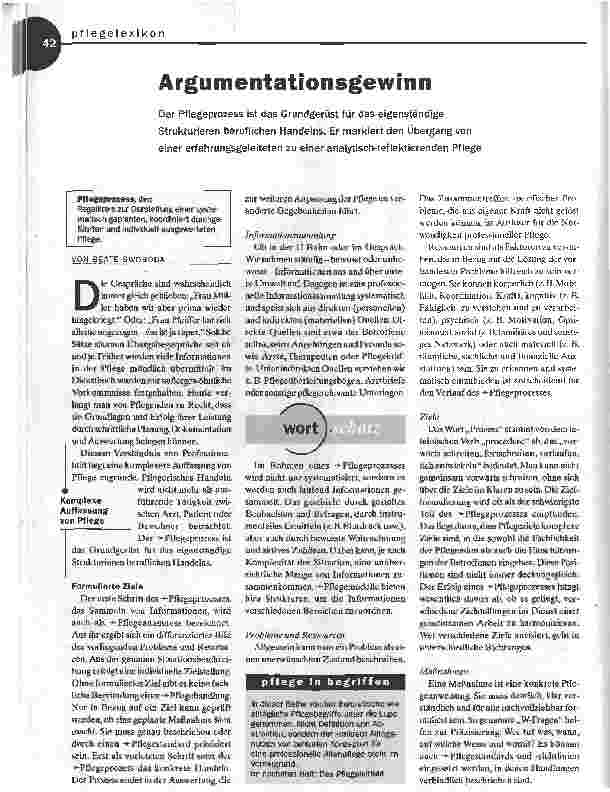Vorschauseite 1: Argumentationsgewinn