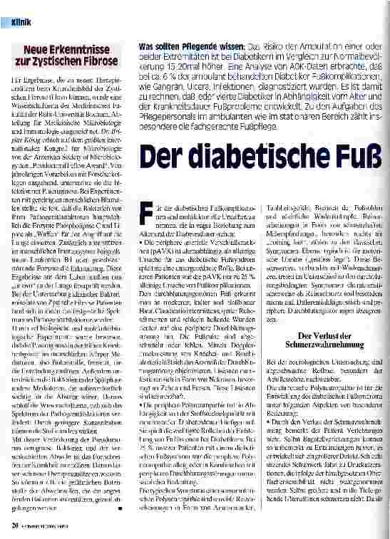 Vorschauseite 1: Der diabetische Fuß