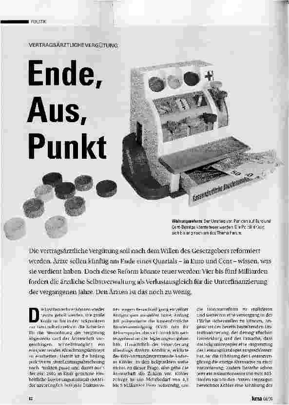 Vorschauseite 1: Ende, Aus, Punkt