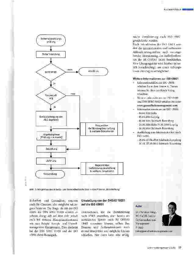 Vorschauseite 4: Aus BS OHSAS 18001 wird ISO 45001