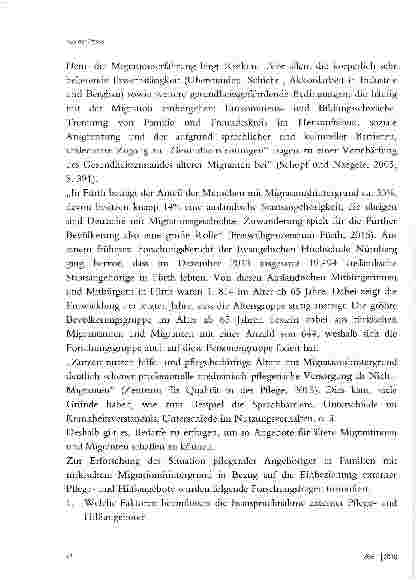 Vorschauseite 3: DIE SITUATION PFLEGENDER ANGEHÖRIGER IN FAMILIEN MIT TÜRKISCHEM MIGRATIONSHINTERGRUND IN BEZUG AUF DIE EINBEZIEHUNG EXTERNER PFLEGE- UND UNTERSTÜTZUNGSANGEBOTE