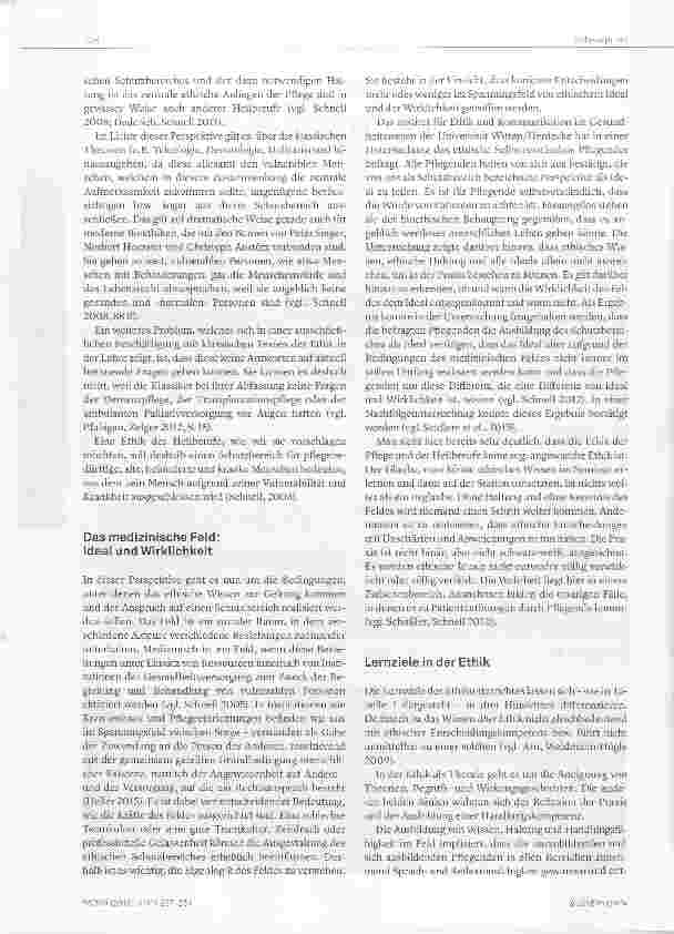 Vorschauseite 2: Ethik als Schutzbereich - Wissen, Haltung, Handlung