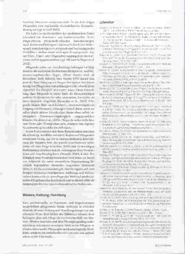 Vorschauseite 4: Ethik als Schutzbereich - Wissen, Haltung, Handlung