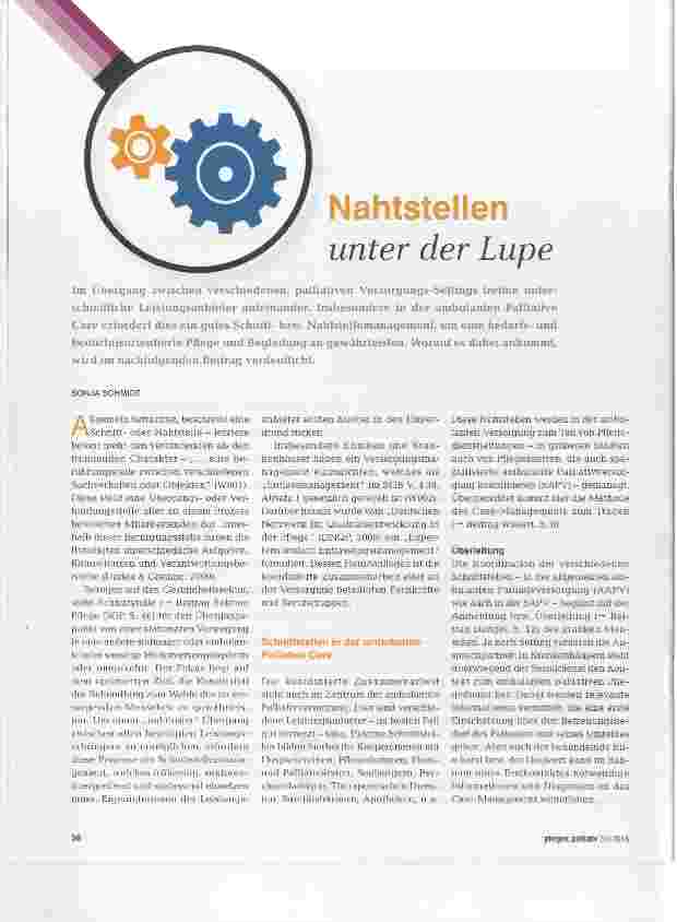Vorschauseite 1: Nahtstellen unter der Lupe