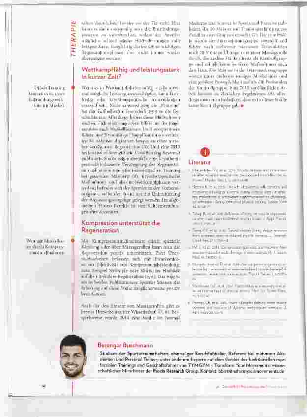 Vorschauseite 2: Regenerationsmaßnahmen im Sport