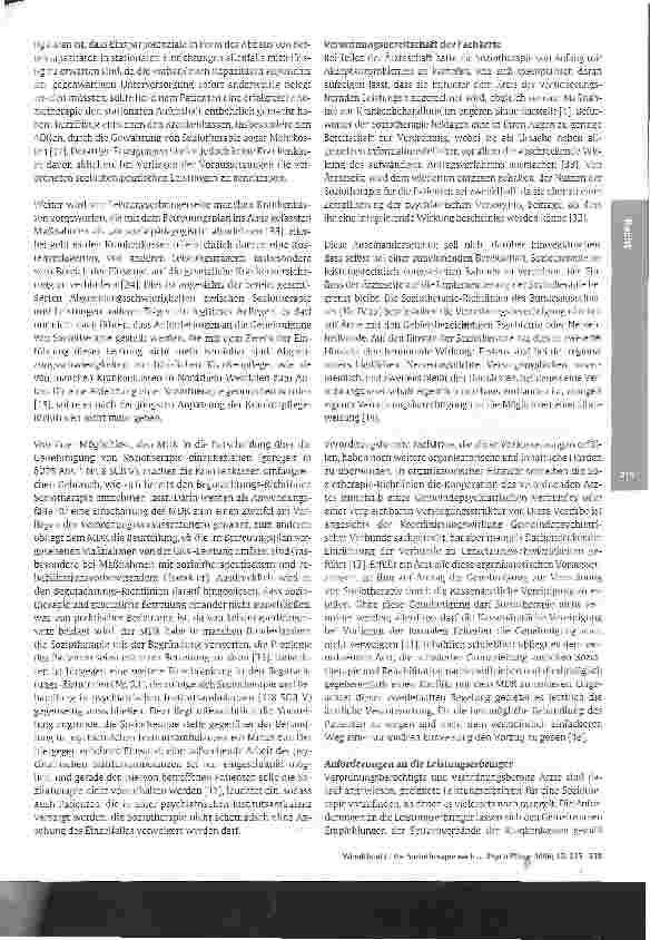 Vorschauseite 3: Die Soziotherapie nach §37a SGB V - ein Schritt zur besseren Versorgung psychisch kranker Patienten?