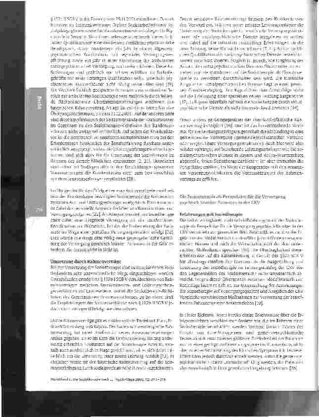 Vorschauseite 4: Die Soziotherapie nach §37a SGB V - ein Schritt zur besseren Versorgung psychisch kranker Patienten?