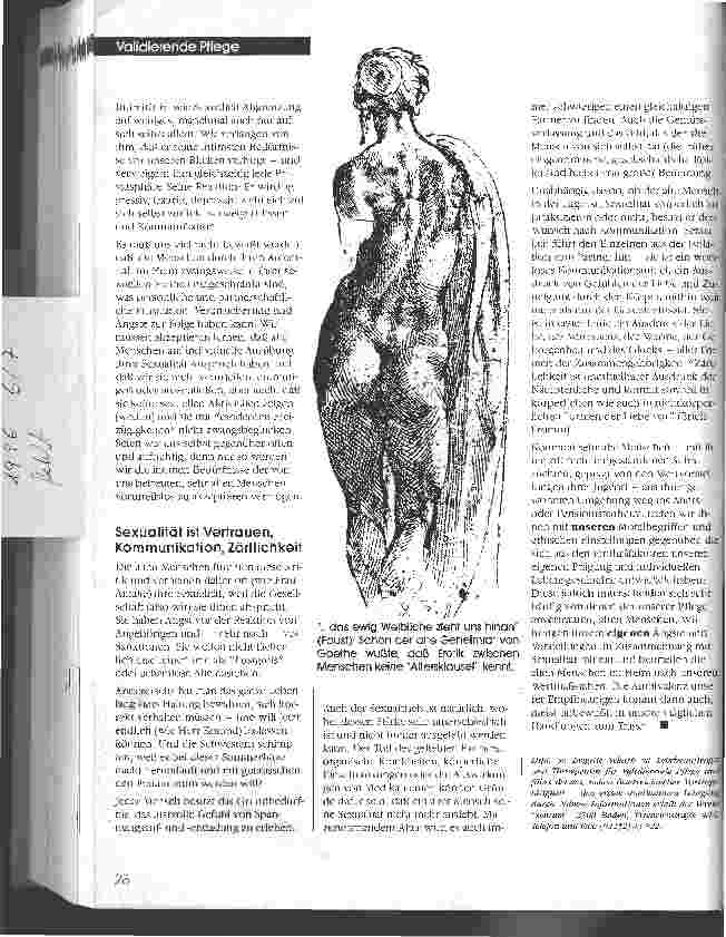Vorschauseite 3: Sexualität im Alter Validierende Pflege akzeptiert die intimen Bedürfnisse sehr alter Menschen
