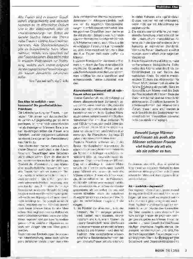 Vorschauseite 2: Frauen im AlterViele Vorurteile und wenig Fakten