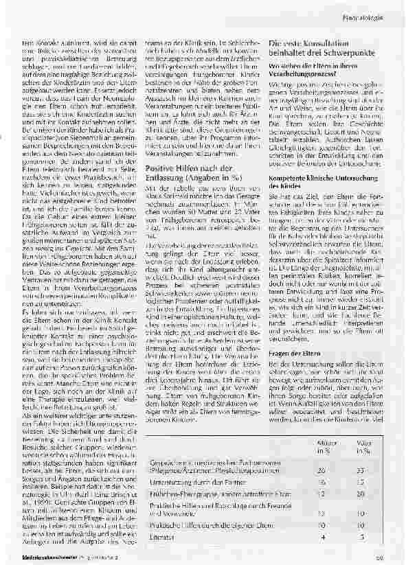 Vorschauseite 3: Betreuung von Elternextrem unreifer Frühgeborener