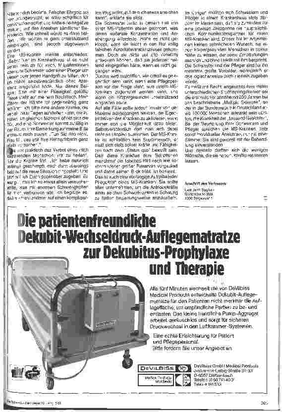 Vorschauseite 2: Primäres Bestreben: Die Wahrung der Selbständigkeit Was sich MS-Kranke vom Pflegepersonal wünschen