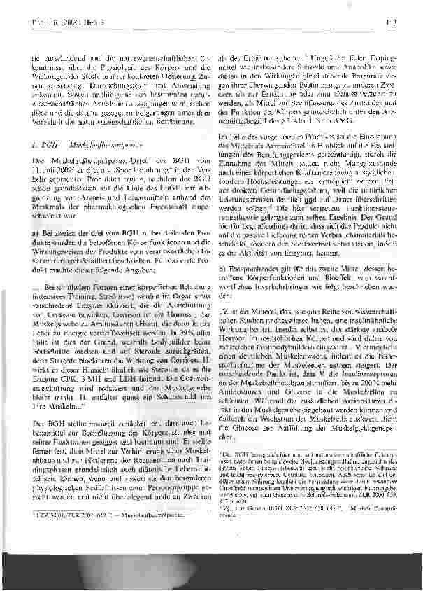 Vorschauseite 2: Physiologische, pharmakologische und toxikologische Wirkung- Ein Beitrag zur Abgrenzung von Lebensmitteln, Arzneimitteln und gefährlichen Stoffen - (Teil 2)