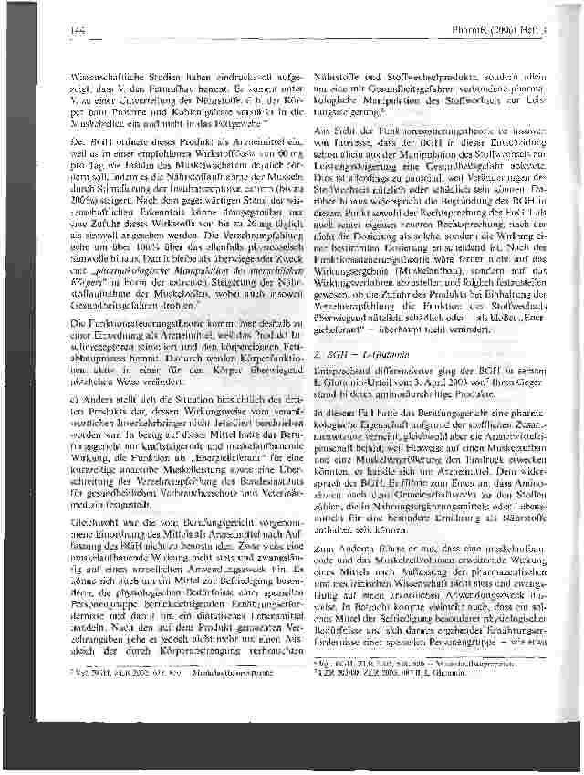 Vorschauseite 3: Physiologische, pharmakologische und toxikologische Wirkung- Ein Beitrag zur Abgrenzung von Lebensmitteln, Arzneimitteln und gefährlichen Stoffen - (Teil 2)