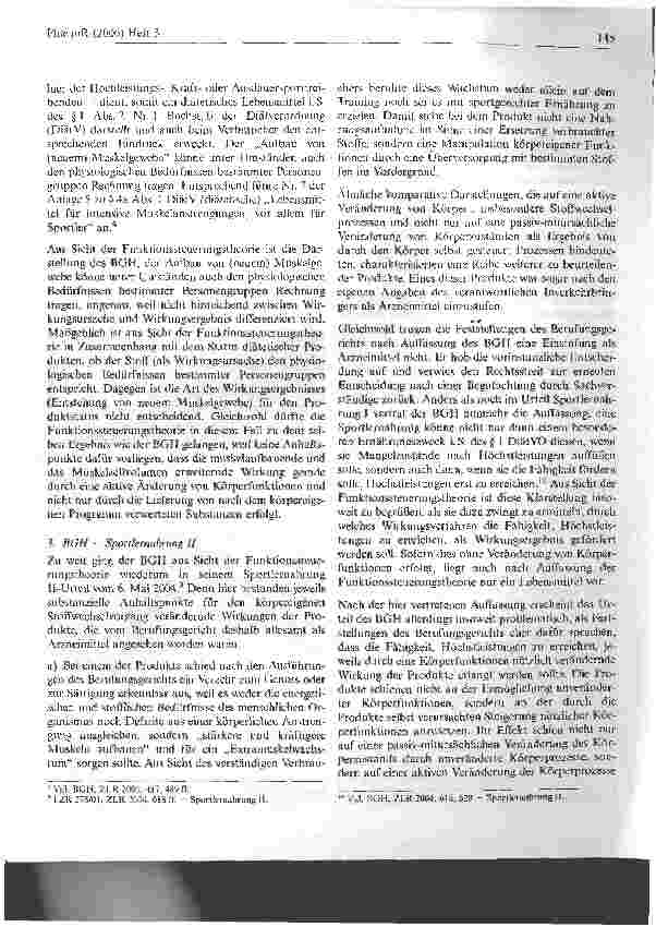 Vorschauseite 4: Physiologische, pharmakologische und toxikologische Wirkung- Ein Beitrag zur Abgrenzung von Lebensmitteln, Arzneimitteln und gefährlichen Stoffen - (Teil 2)
