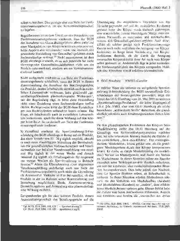 Vorschauseite 5: Physiologische, pharmakologische und toxikologische Wirkung- Ein Beitrag zur Abgrenzung von Lebensmitteln, Arzneimitteln und gefährlichen Stoffen - (Teil 2)
