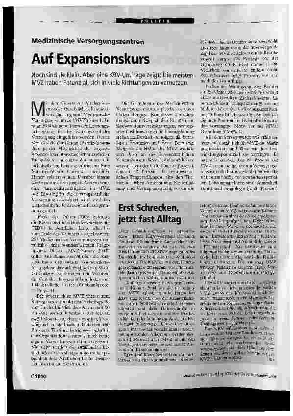 Vorschauseite 1: Auf Expansionskurs