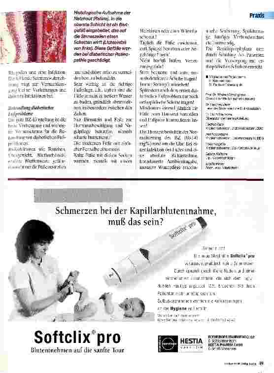 Vorschauseite 2: Diabetes-Schulung für die Pflege Folgen des Diabetes 5. Teil