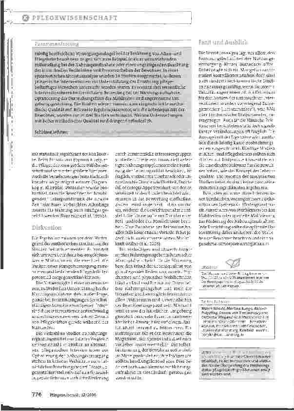 Vorschauseite 5: Lebensqualität in den Mittelpunkt stellen