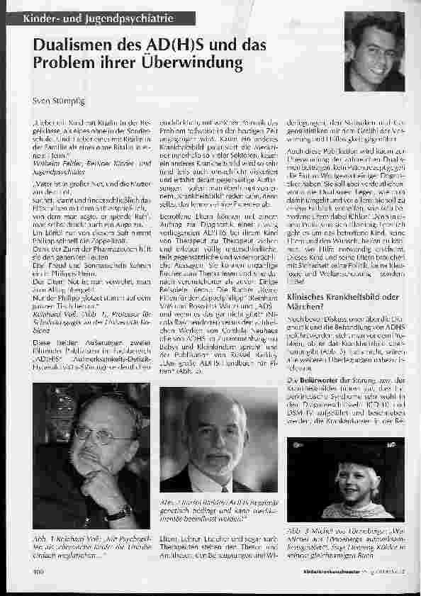 Vorschauseite 1: Dualismen des AD(H)S und das Problem ihrer Überwindung