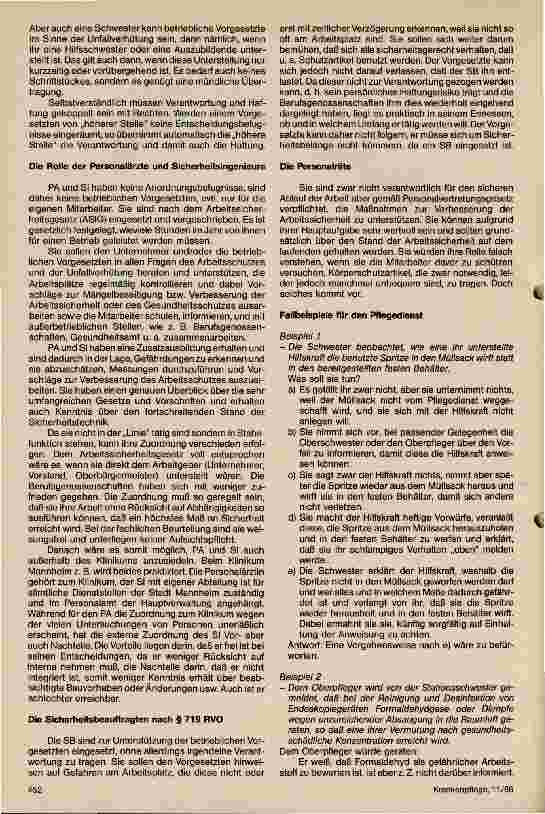 Vorschauseite 3: Organisationsform der Arbeitssicherheit und des Unfallschutzes