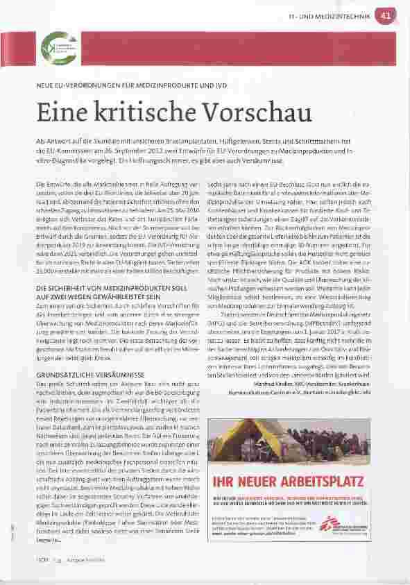 Vorschauseite 1: Eine kritische Vorschau